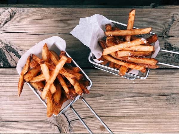 Basket Of Fresh Cut French Fries
